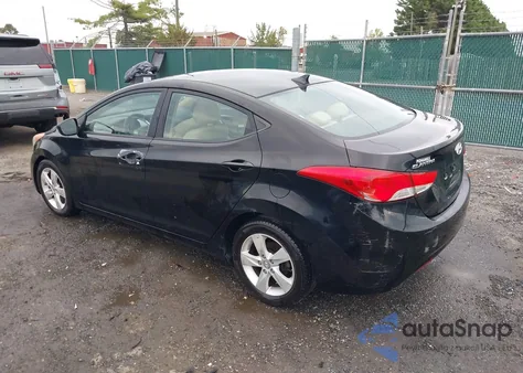 2012 Hyundai Elantra Gls (Ulsan Plant) from USA, damaged, VIN KMHDH4AE6CU201065
